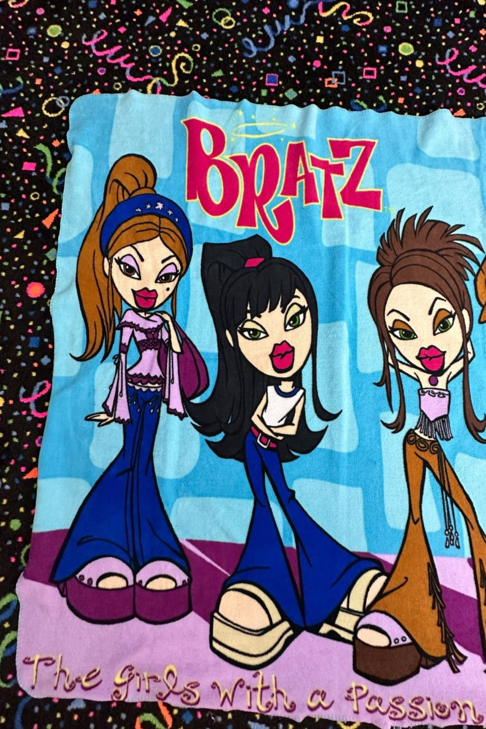 BLUE BRATZ BLANKET* Nostalchicks