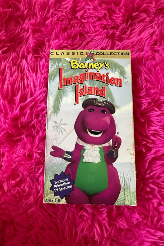 BARNEY'S IMAGINATION ISLAND CLASSIC COLLECTION VHS*