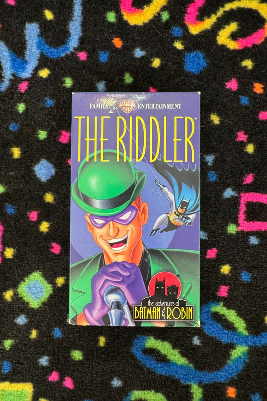 THE ADVENTURES OF BATMAN & ROBIN: THE RIDDLER VHS*