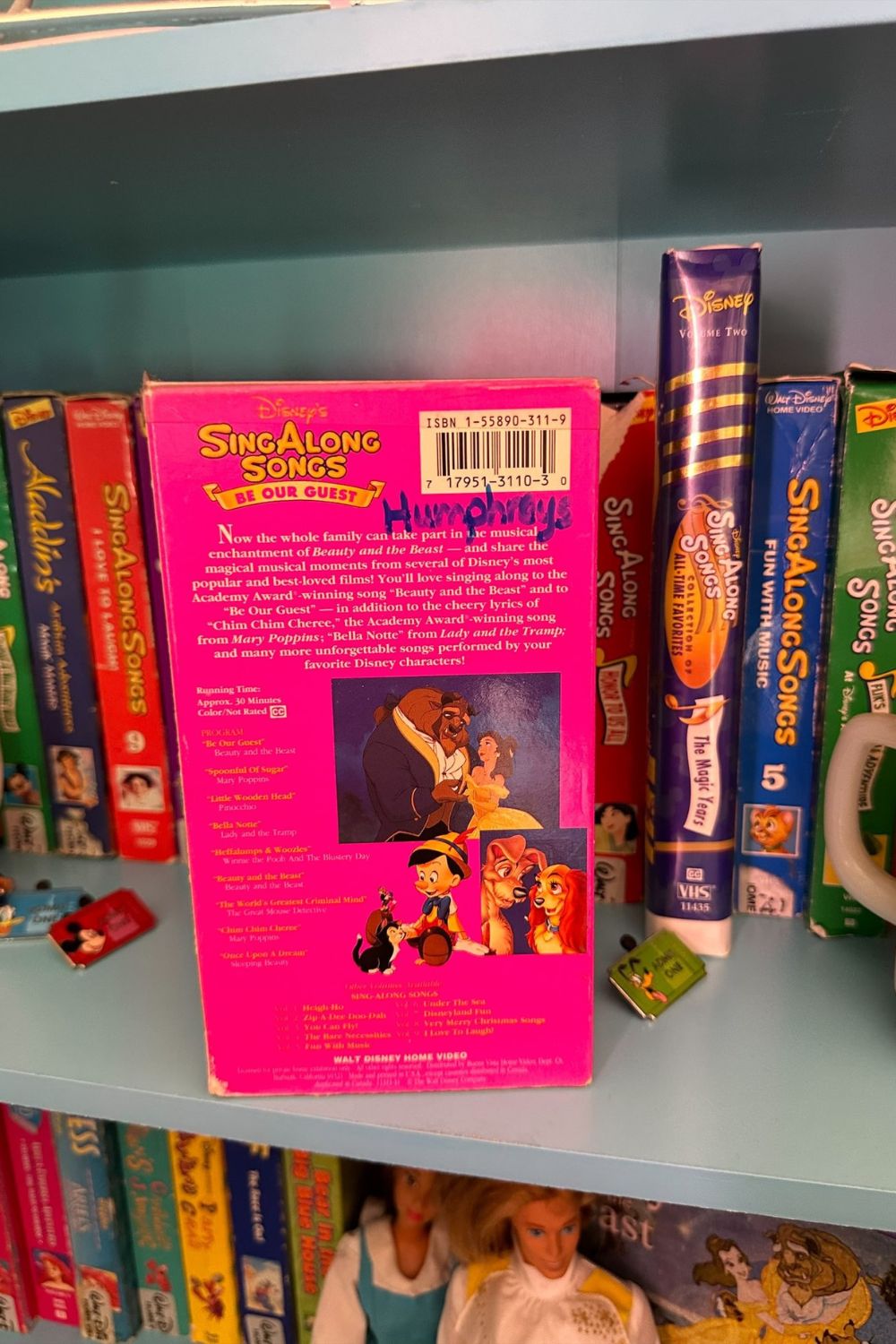 BE OUR GUEST SING ALONG SONGS VHS*