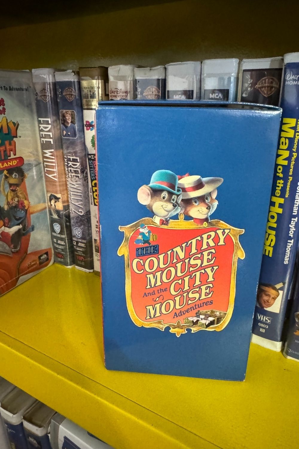 THE COUNTRY MOUSE AND THE CITY MOUSE ADVENTURES 2 TAPE SET VHS*