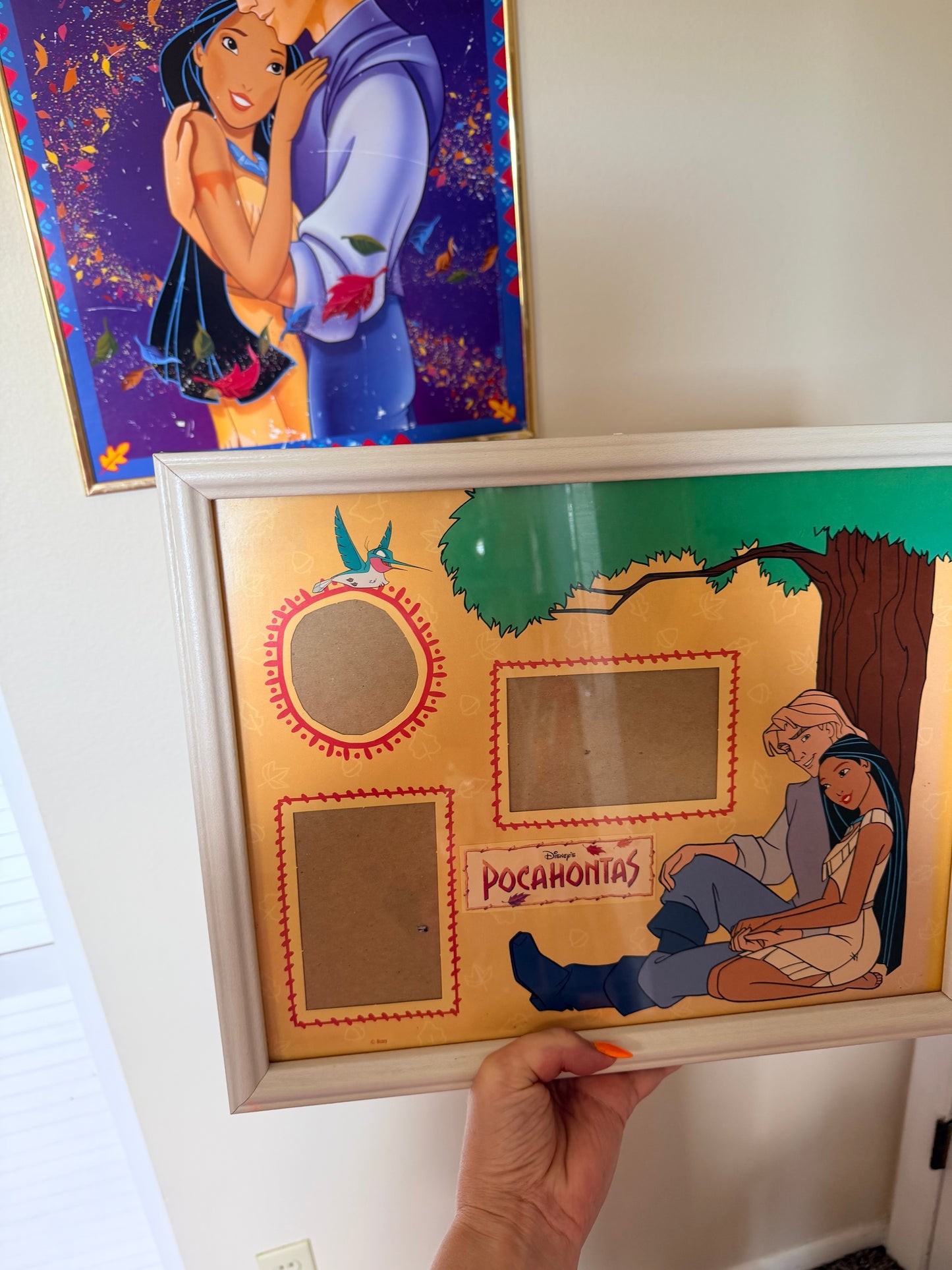 Vintage 90’s Pocahontas photo album frame