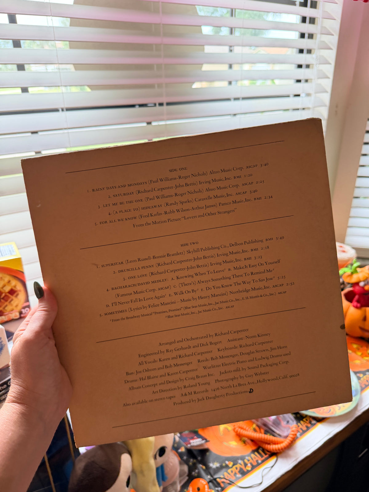 Carpenters vinyl record