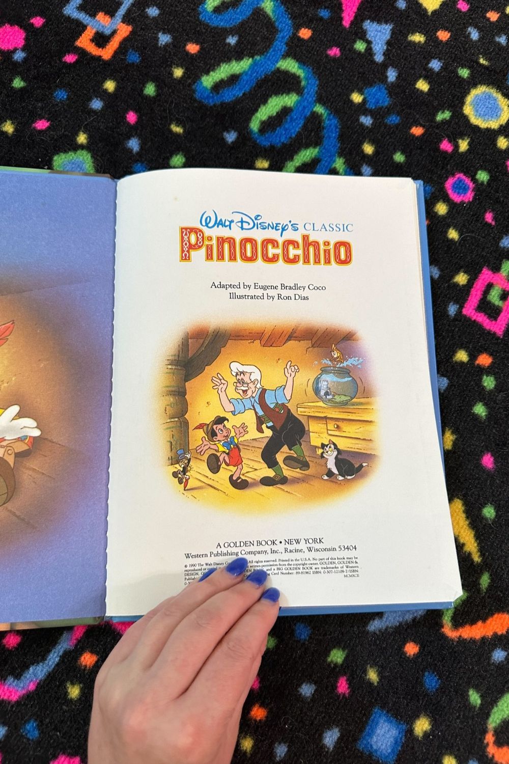 1992 PINOCCHIO - A BIG GOLDEN BOOK*
