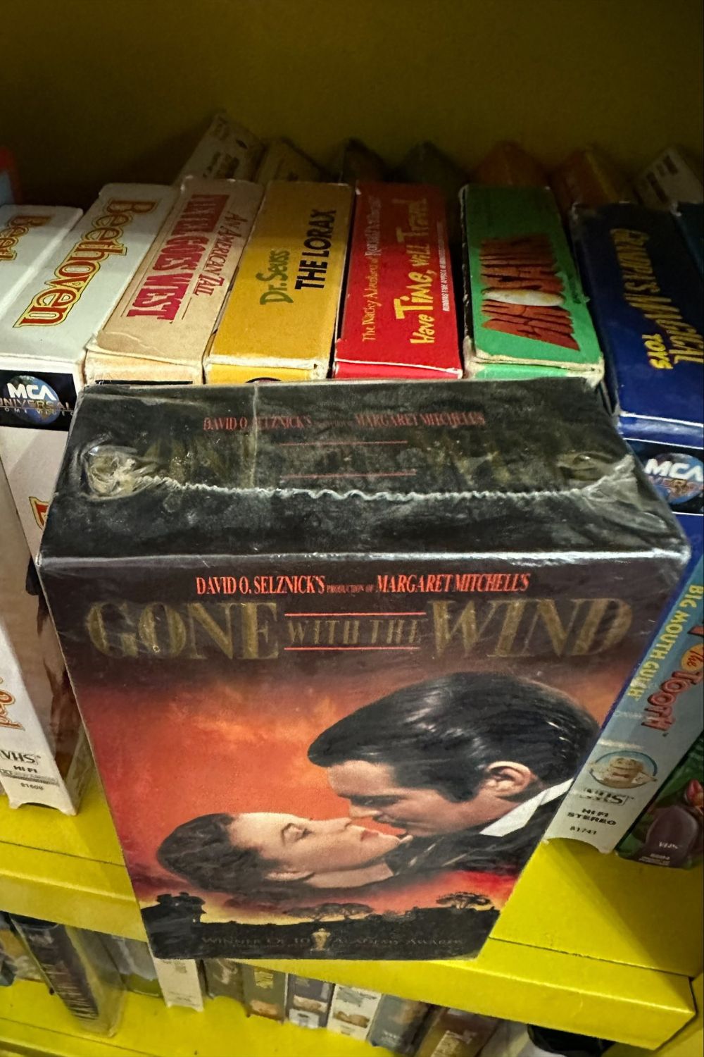 GONE WITH THE WIND VHS SET - SEALED*