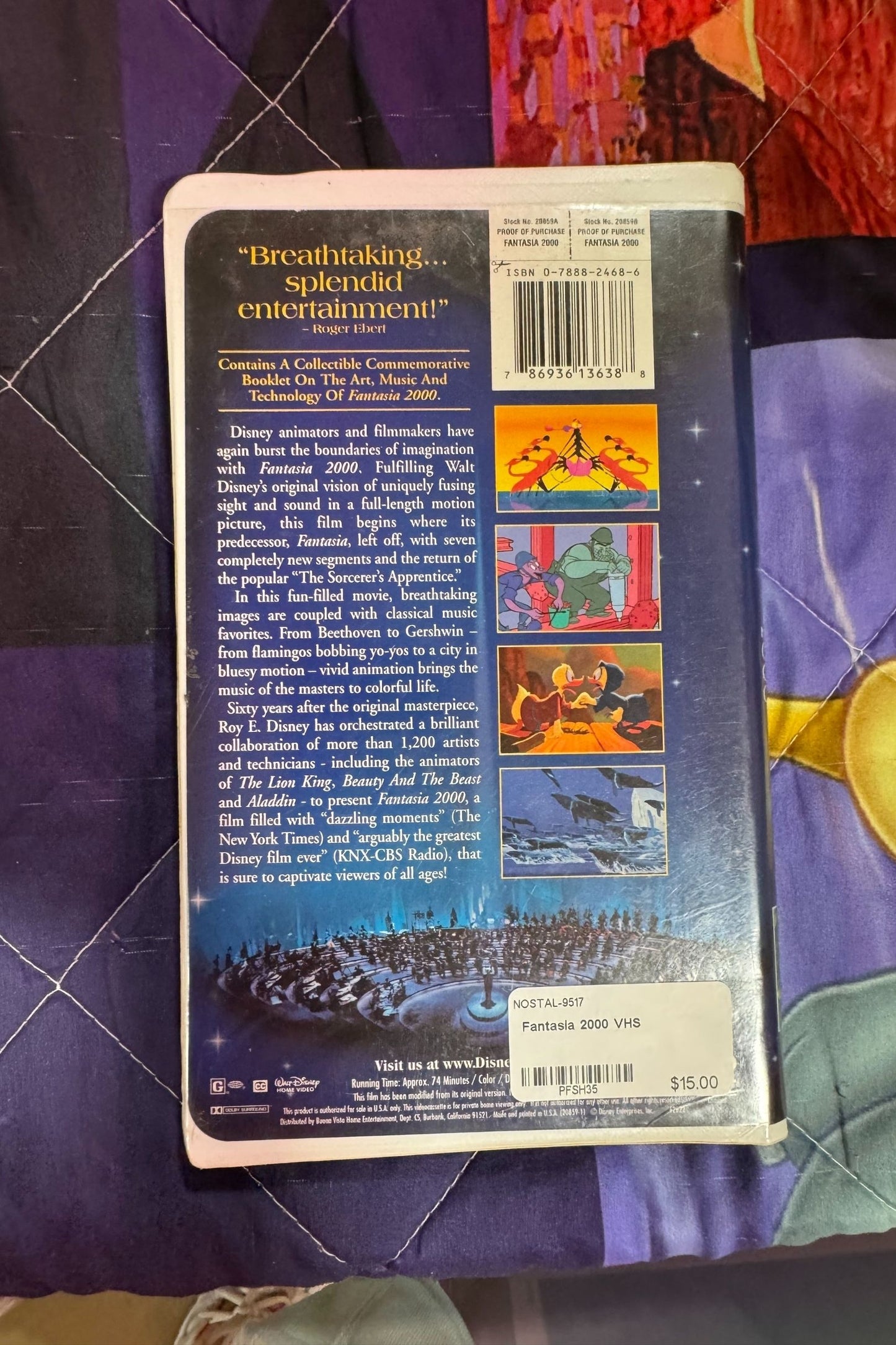 FANTASIA 2000 VHS*