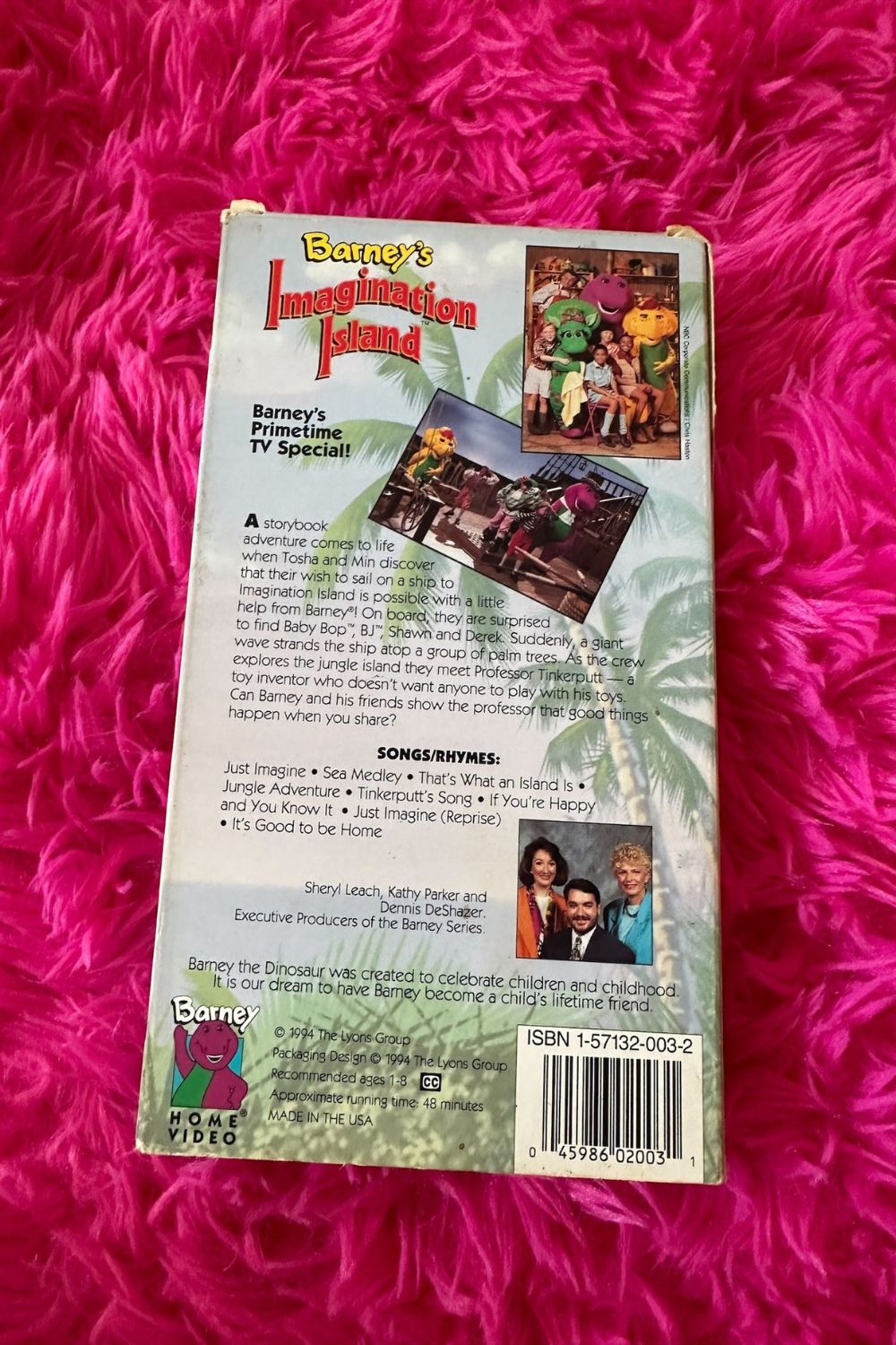 BARNEY'S IMAGINATION ISLAND CLASSIC COLLECTION VHS*