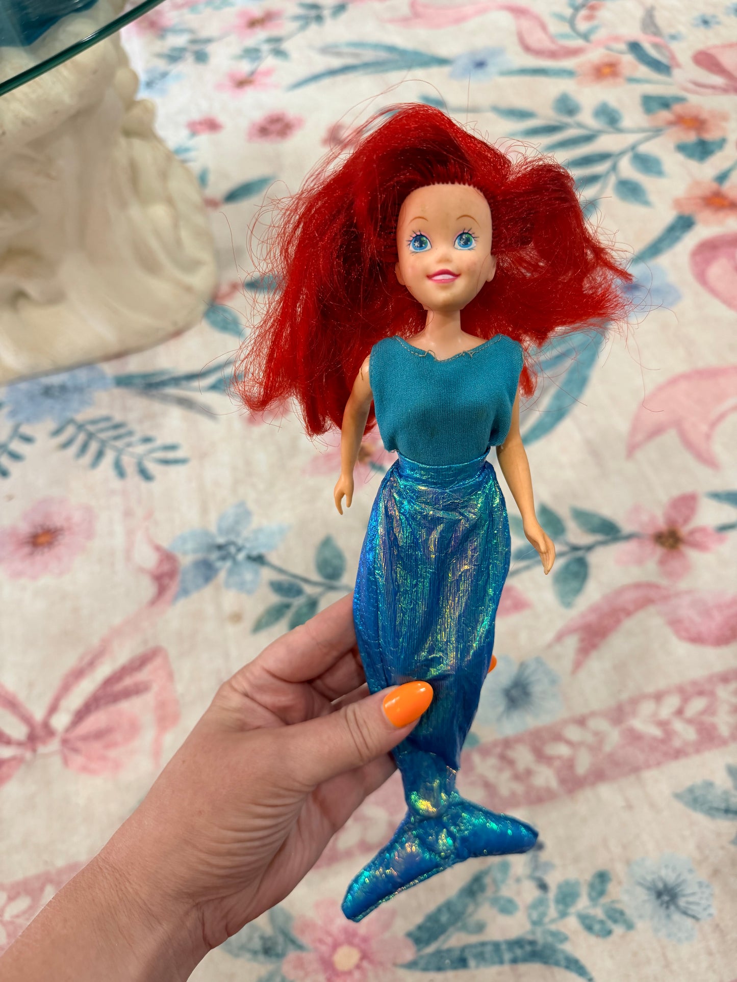 90’s Ariel Barbie with shimmery tail