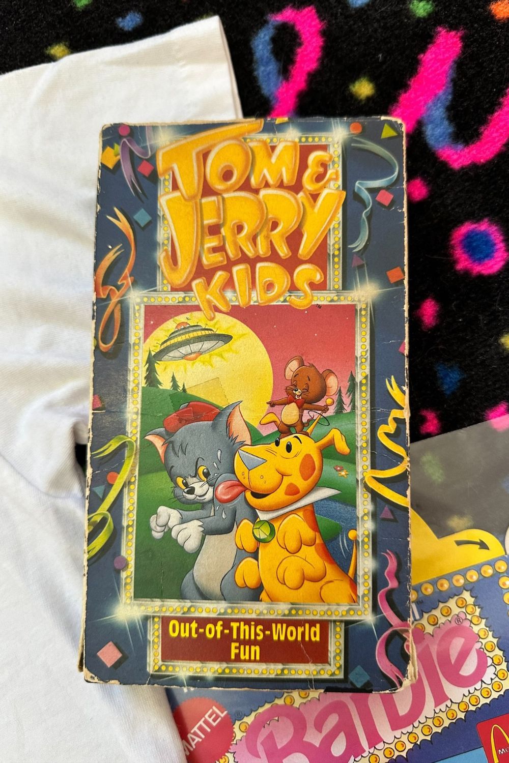 RARE TOM & JERRY KIDS OUT OF THIS WORLD FUN VHS*