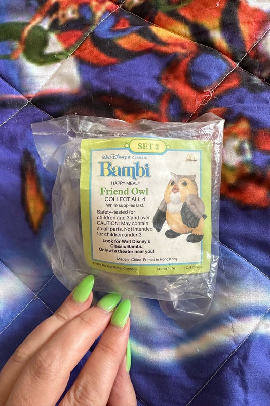 MCDONALDS BAMBI - OWL TOY*