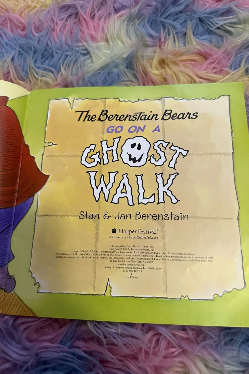 BERENSTAIN BEARS GHOST WALK BOOK*