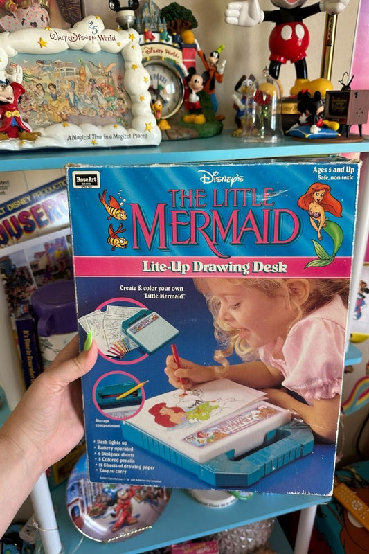 1991 THE LITTLE MERMAID LITE UP DRAWING DESK (LITE UP DESK ONLY)*