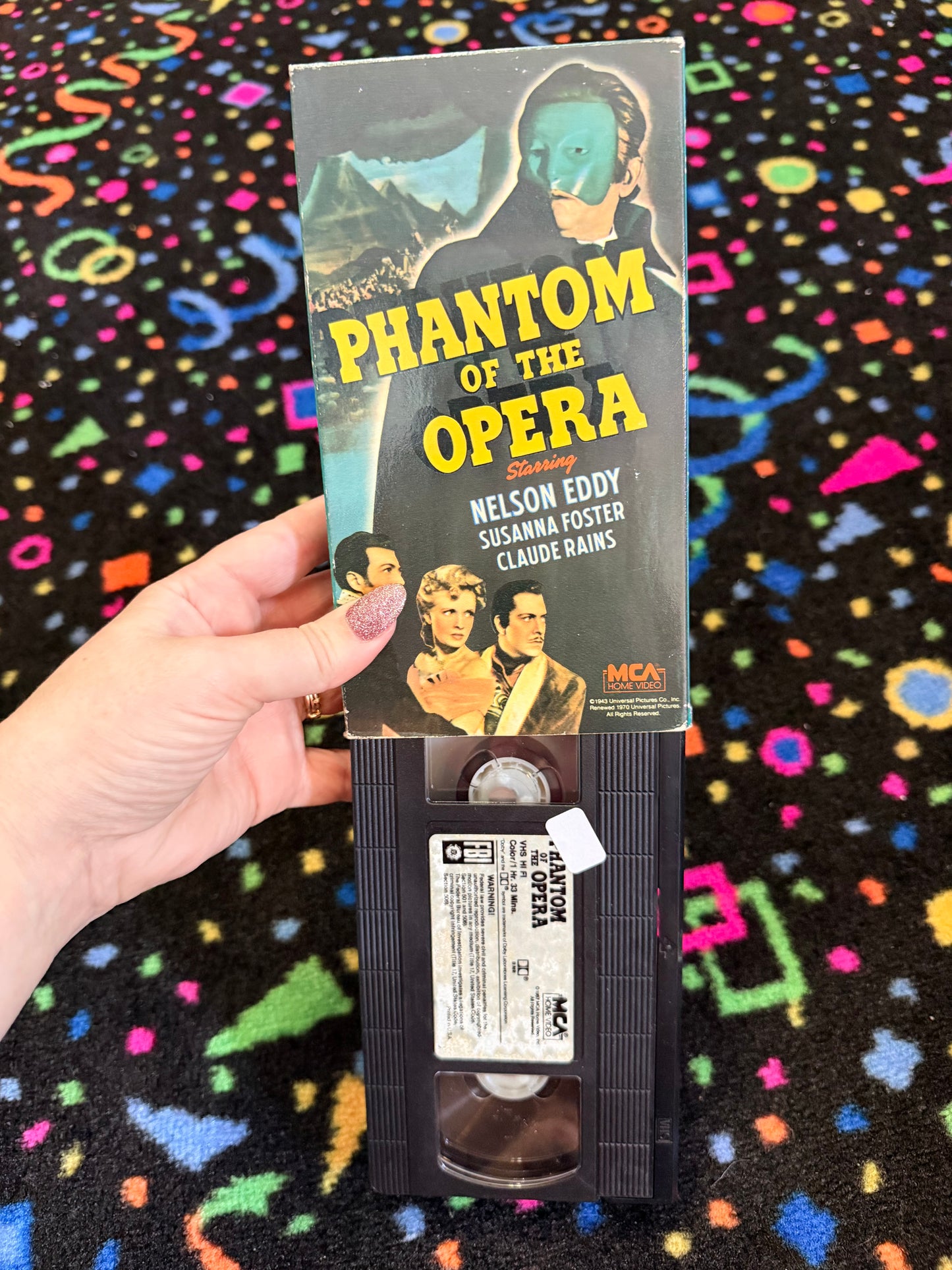 Phantom of the opera vhs