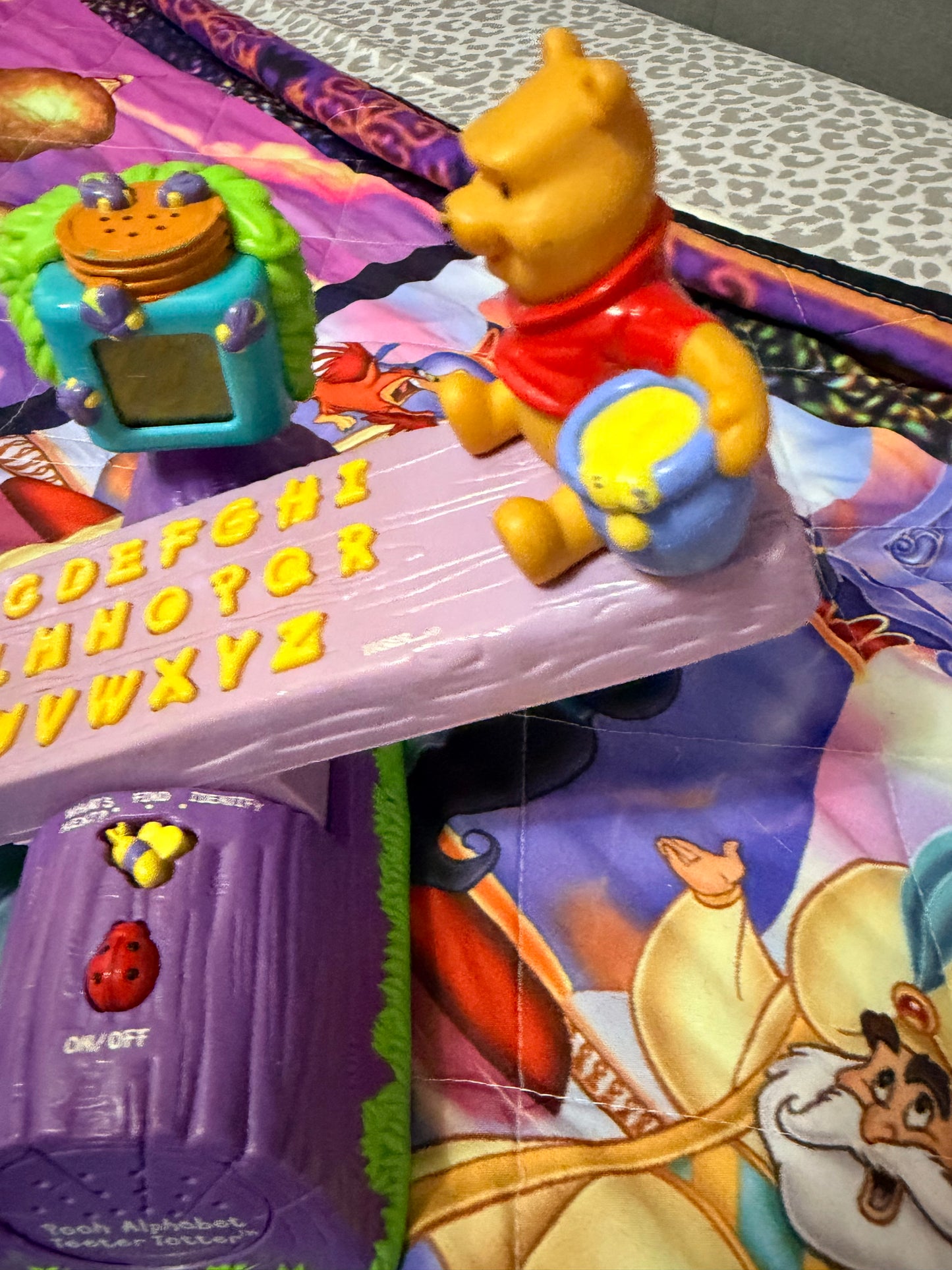 Pooh alphabet teeter totter