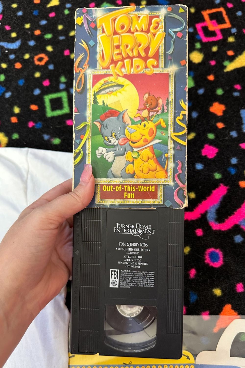 RARE TOM & JERRY KIDS OUT OF THIS WORLD FUN VHS*