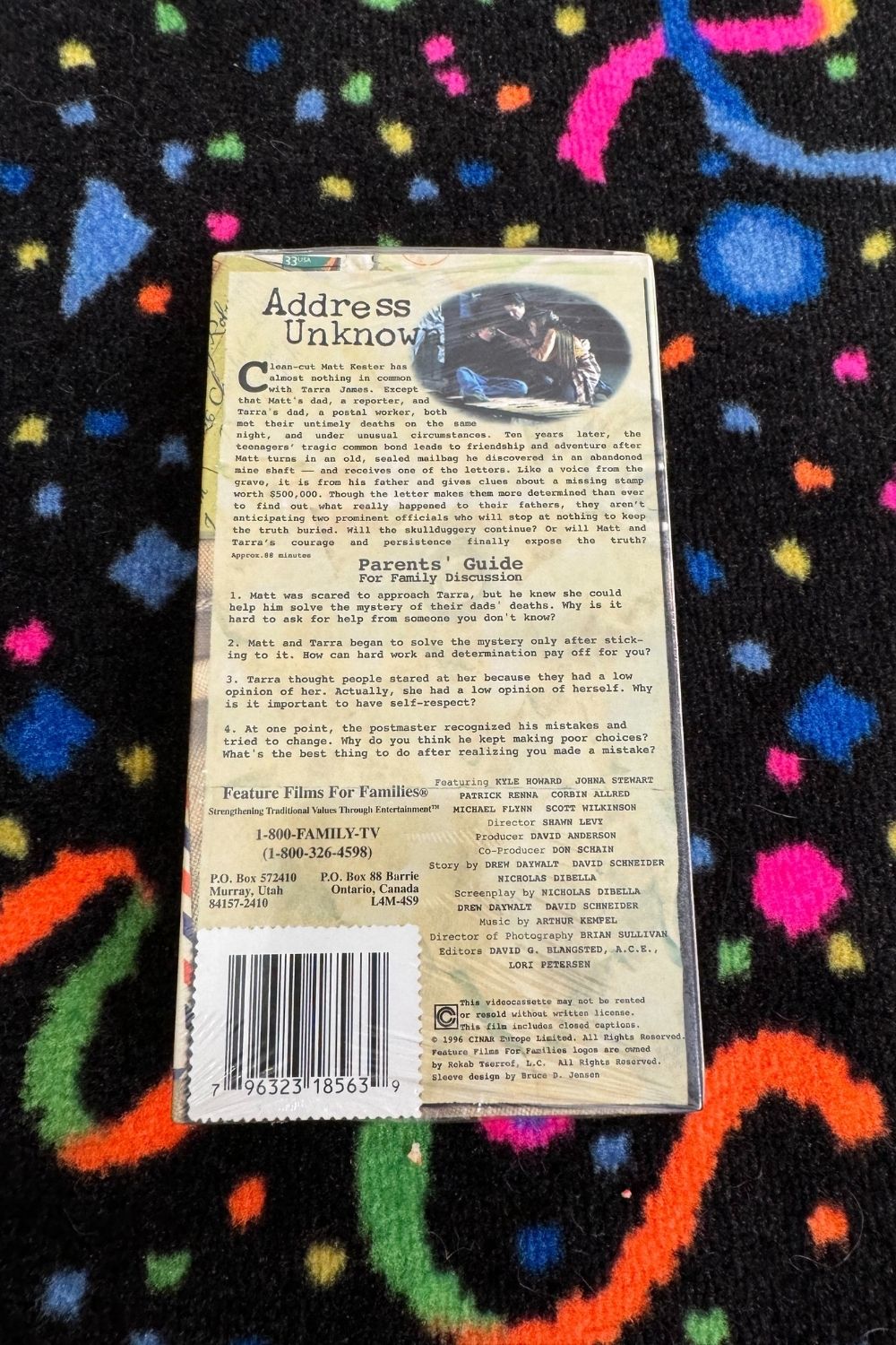 ADDRESS UNKOWN VHS (SEALED)*