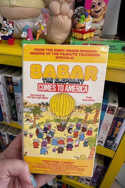 BABAR THE ELEPHANT COMES TO AMERICA VHS*