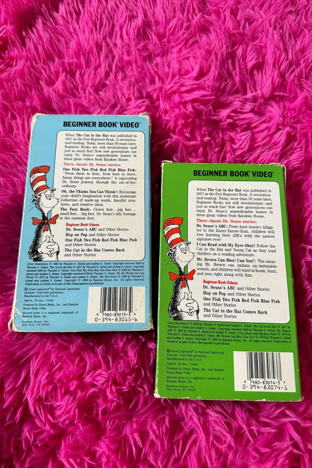 DR.SEUSS BUNDLE OF 2 VHS*