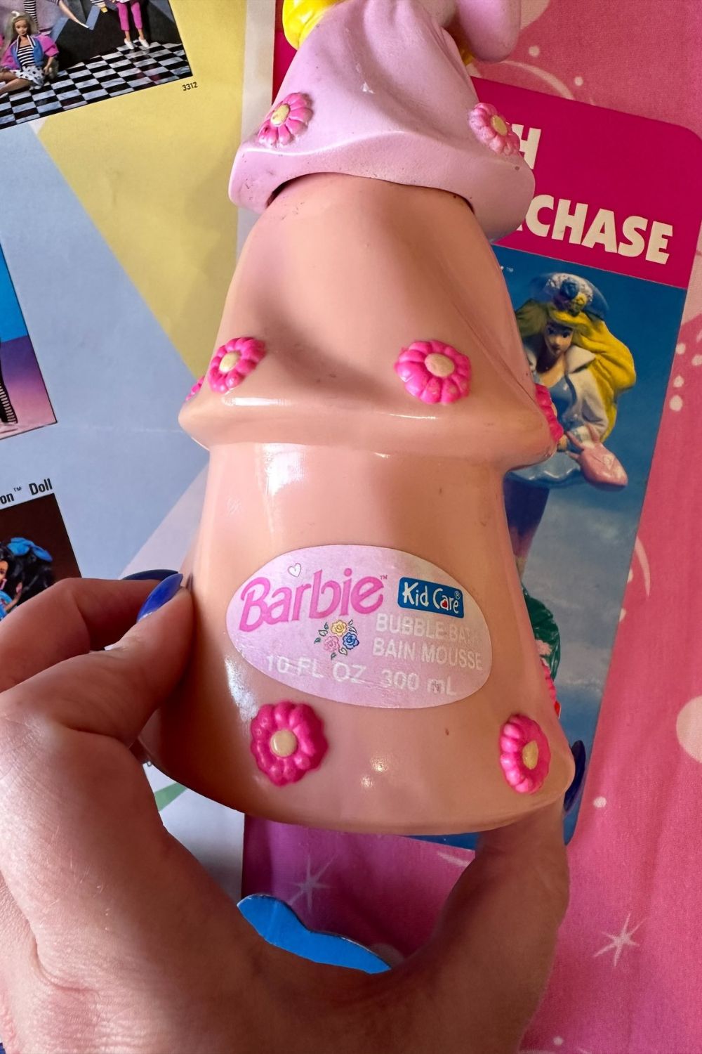 1996 BARBIE BUBBLE BATH BAIN MOUSSE FIGURE