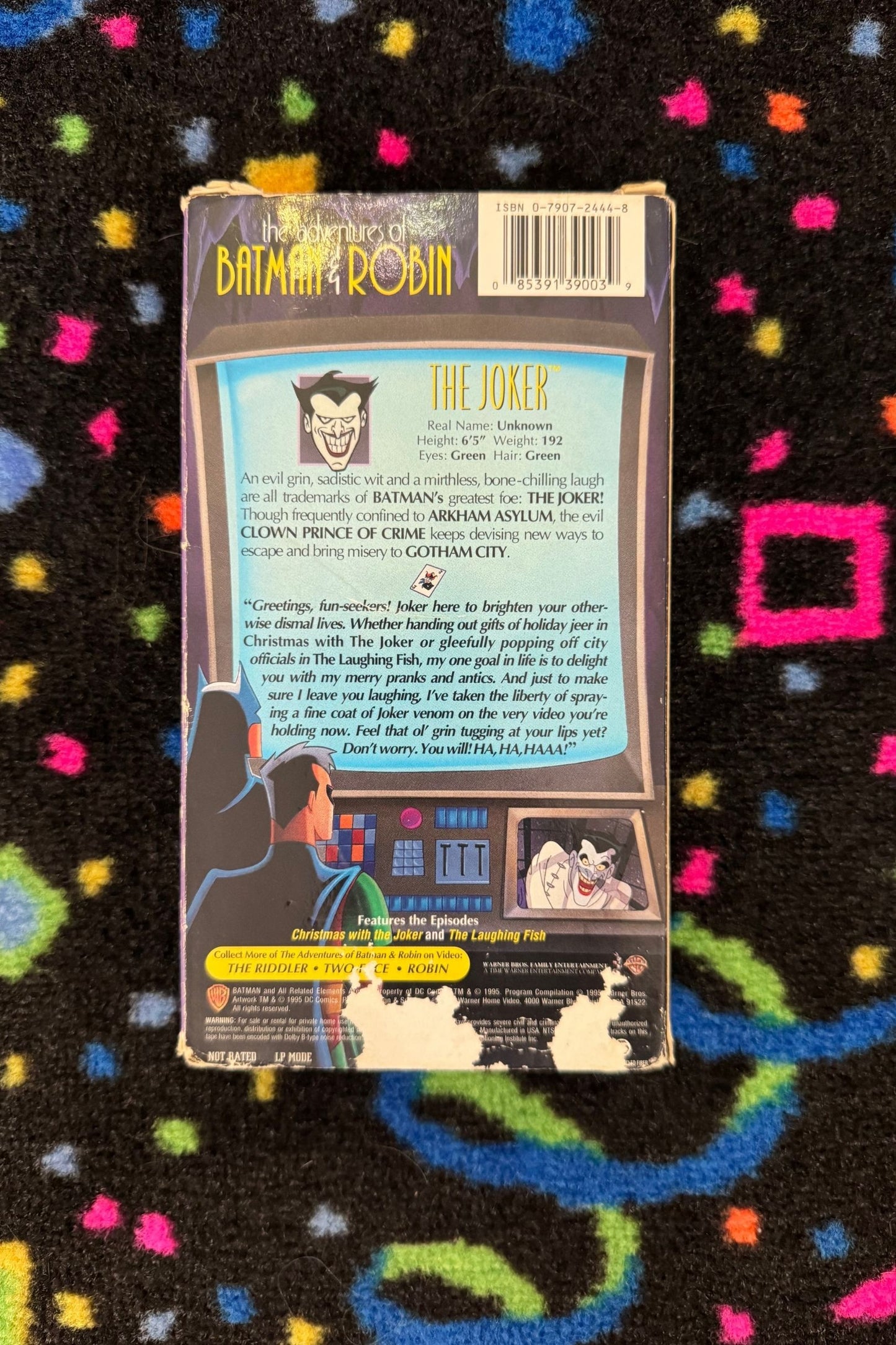 THE ADVENTURES OF BATMAN & ROBIN: THE JOKER VHS*