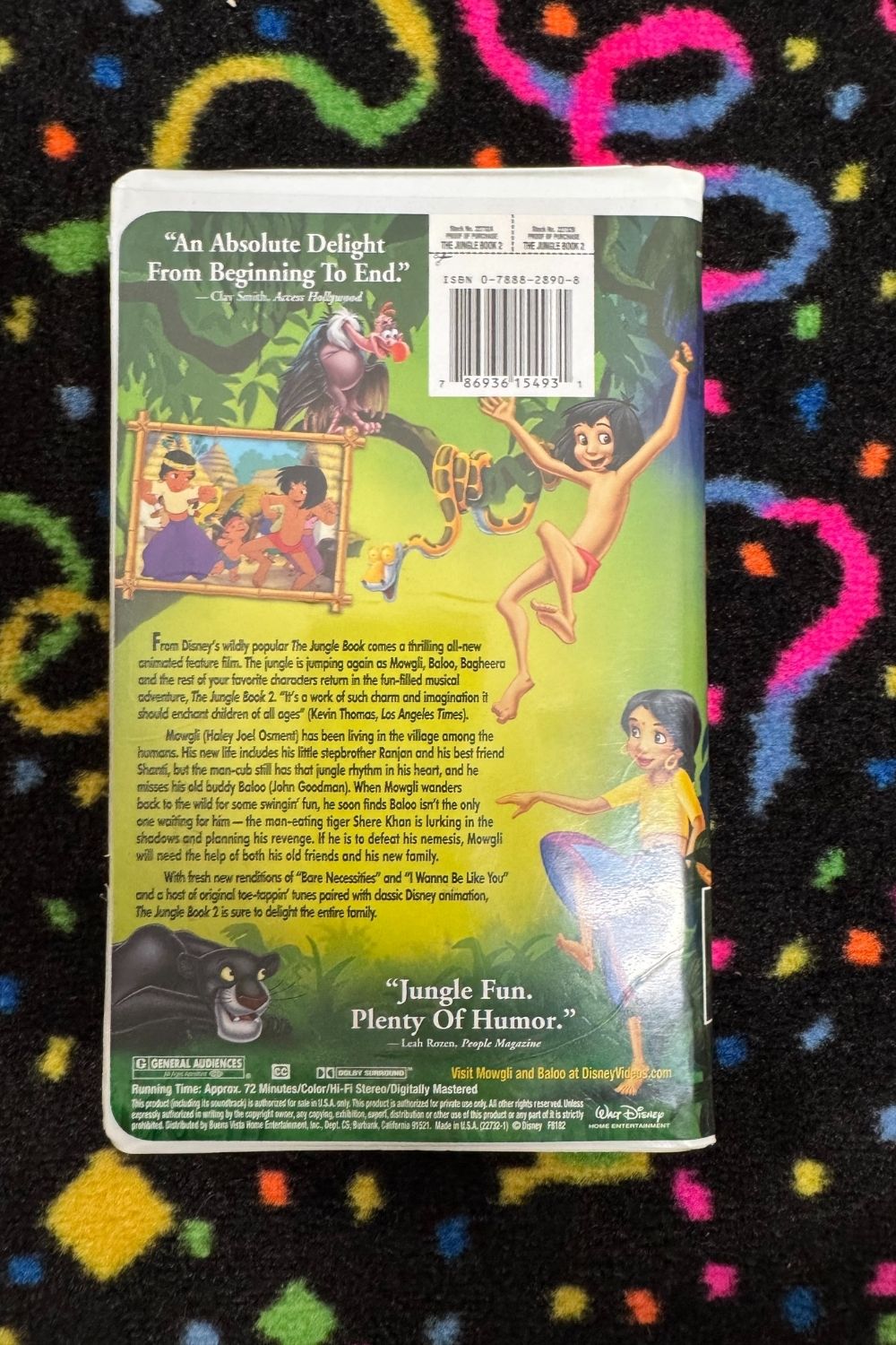 THE JUNGLE BOOK 2 VHS*