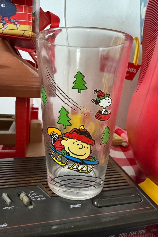 2014 PEANUTS CHARLIE BROWN GLASS*