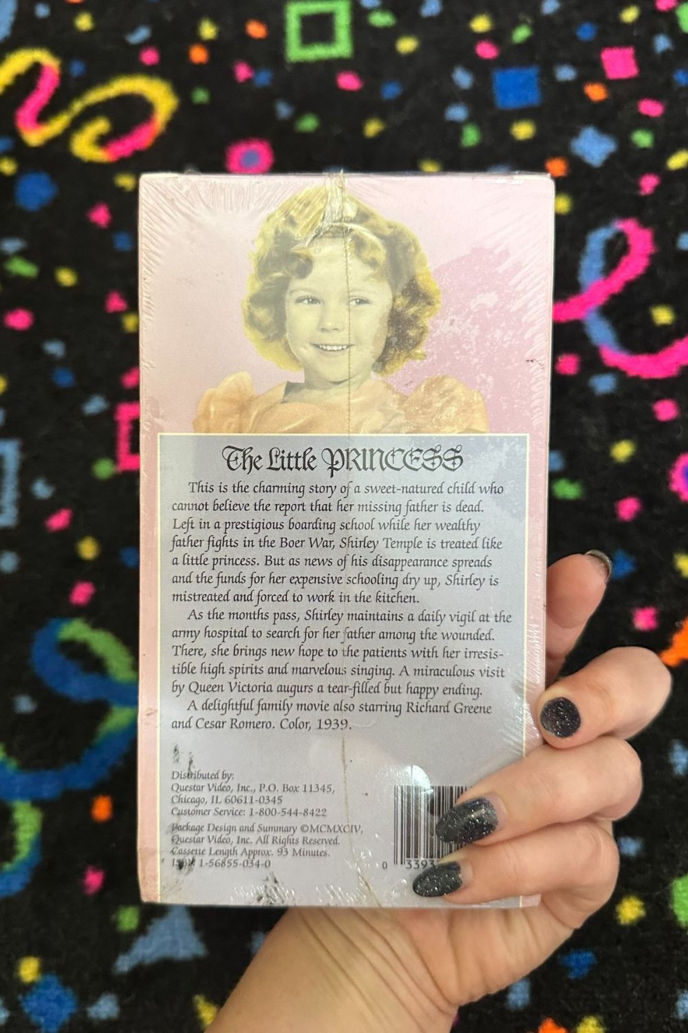 THE LITTLE PRINCESS VHS IN COLOR (SEALED)*