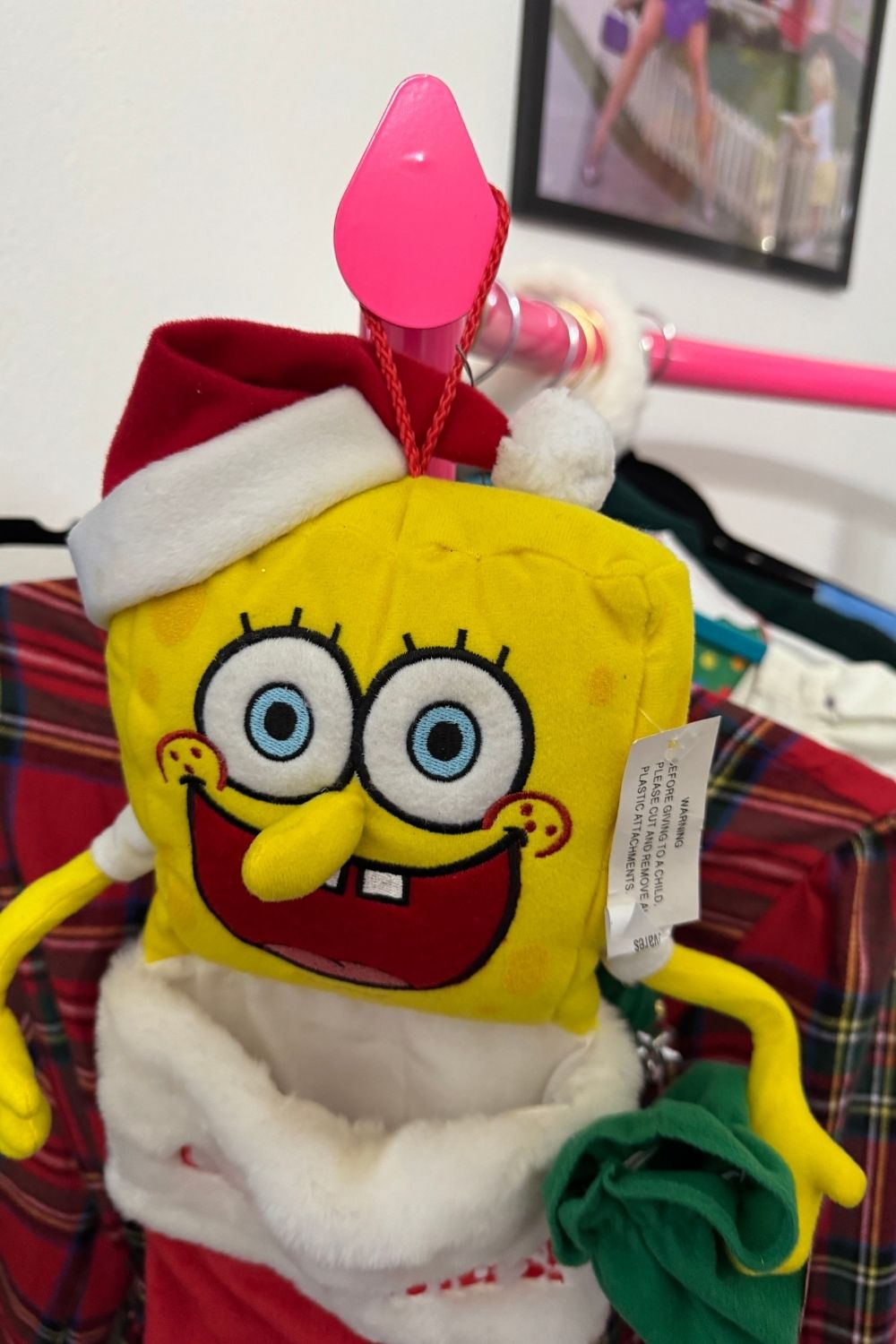 2006 SPONGEBOB CHRISTMAS STOCKING*