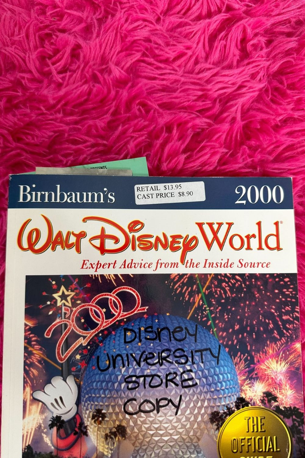 VTG BIRNBAUM'S WALT DISNEY WORLD OFFICIAL GUIDE 2000 SPECIAL MILLENNIUM EDITION*