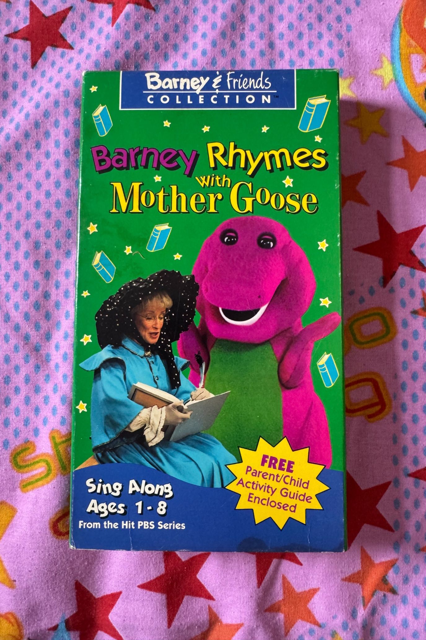 BARNEY RHYMES WITH MOTHER GOOSE VHS*