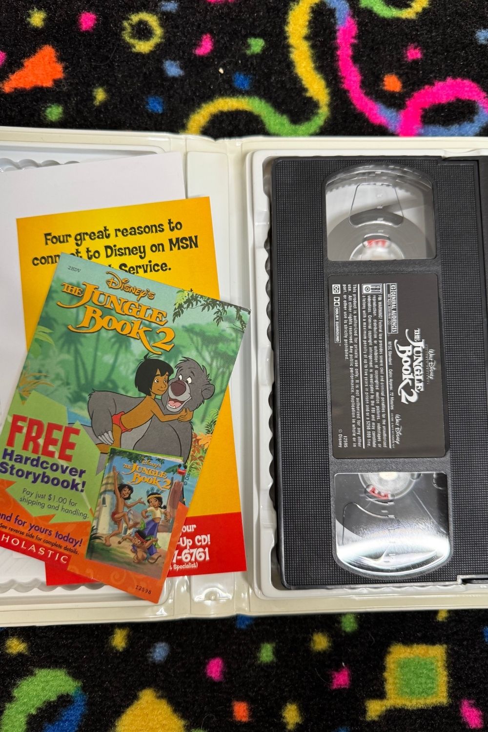 THE JUNGLE BOOK 2 VHS*