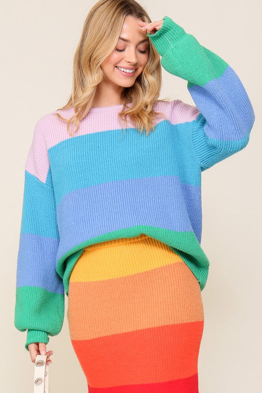 OVER THE RAINBOW PULLOVER