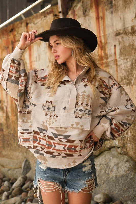 TRIBAL SWEETHEART PULLOVER