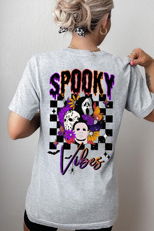 SPOOKY VIBES TEE- CURVY