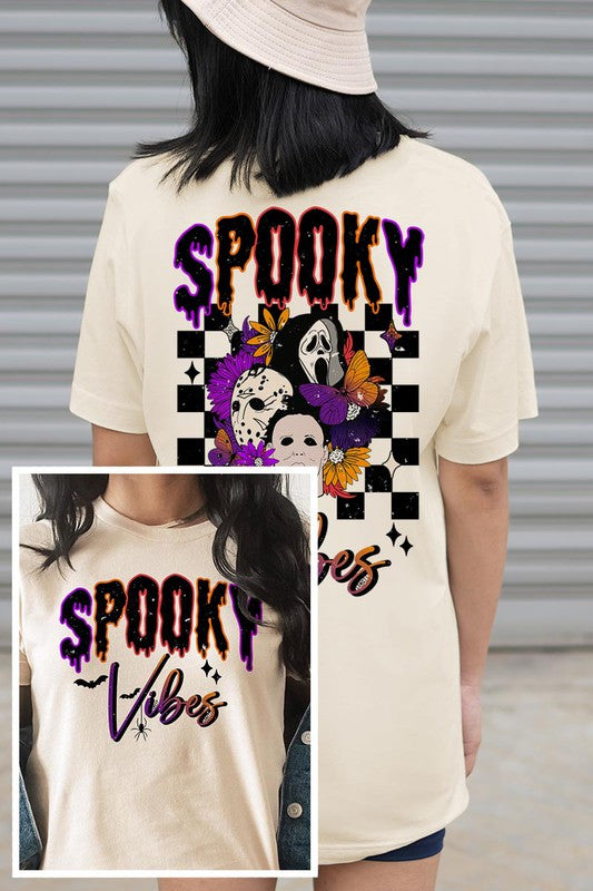 SPOOKY VIBES TEE- CURVY