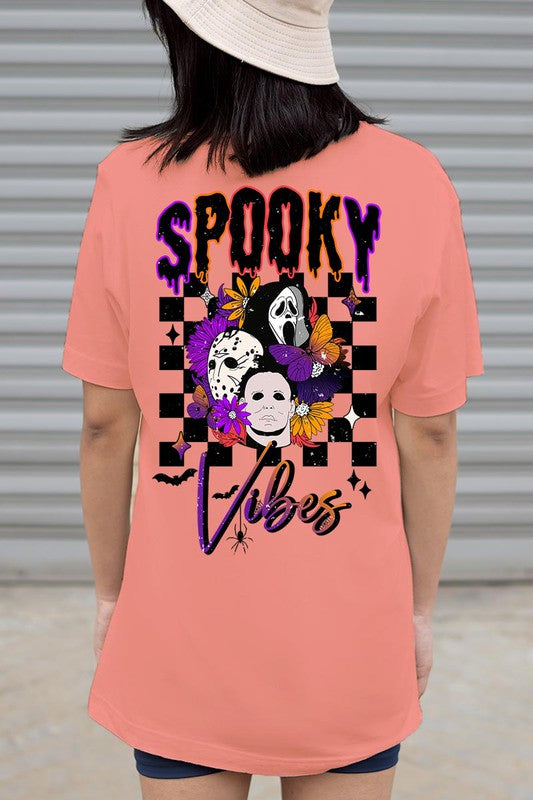 SPOOKY VIBES TEE- CURVY