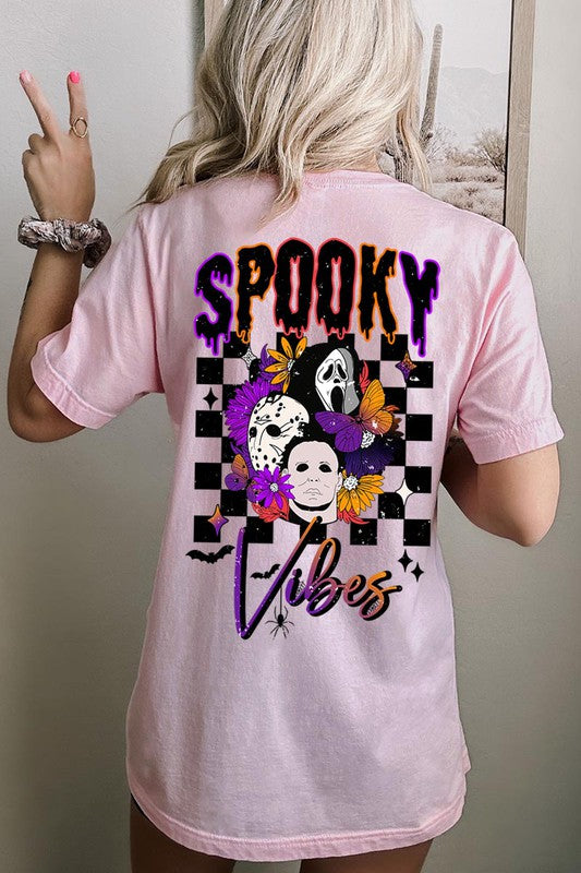 SPOOKY VIBES TEE- CURVY