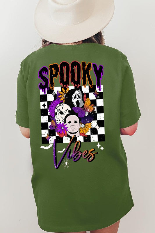 SPOOKY VIBES TEE- CURVY