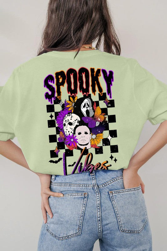 SPOOKY VIBES TEE- CURVY