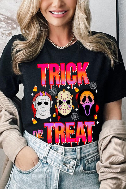 TRICK OR TREAT HALLLOWEEN TEE