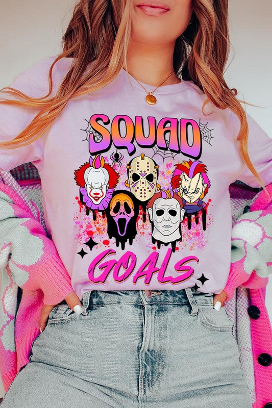 HALLOWEEN SQUAD GOALS TEE- CURVY