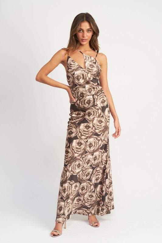 BED OF ROSES MAXI DRESS