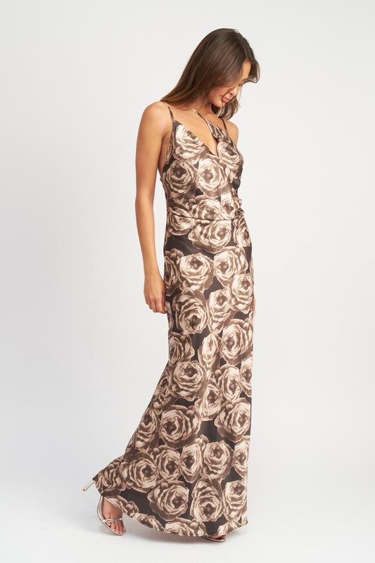 BED OF ROSES MAXI DRESS