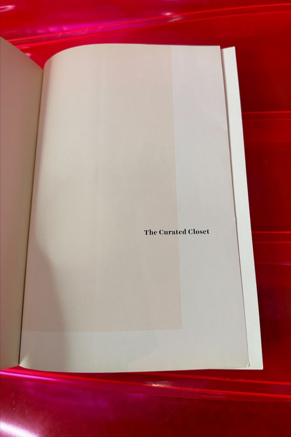 THE CURATED CLOSET BOOK*