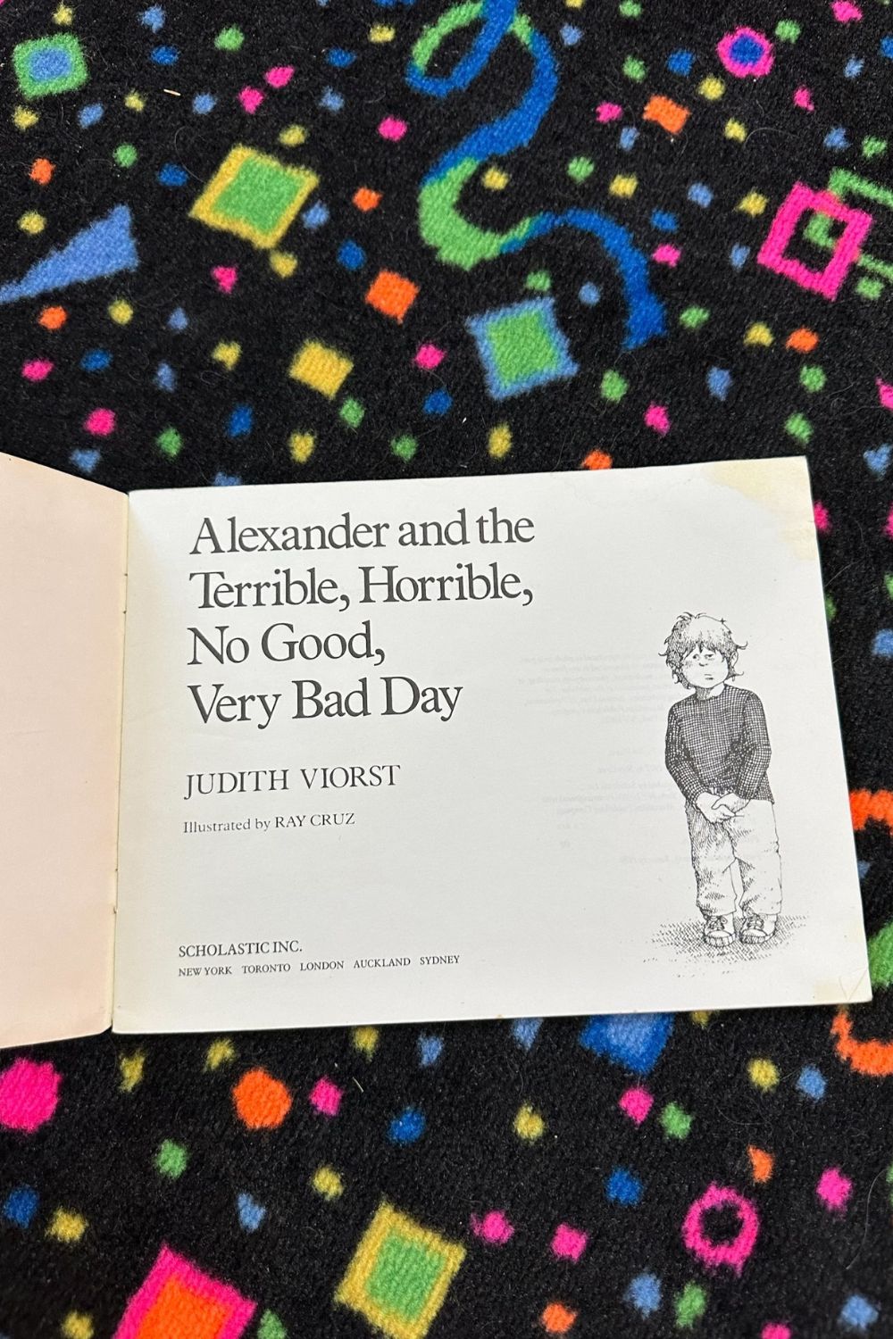 ALEXANDER AND THE TERRIBLE, HORRIBLE, NO GOOD, VERY BAD DAY BOOK*