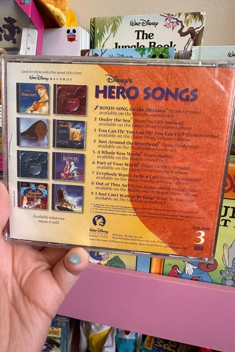 SEALED DISNEYS HERO SONGS VOLUME 3 MCDONALDS*