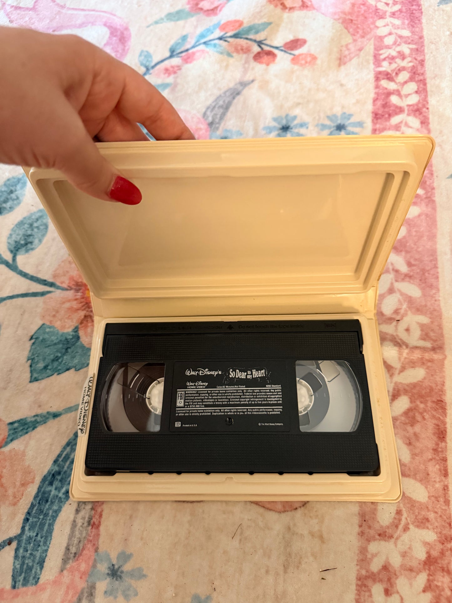 So Dear to my Heart vhs