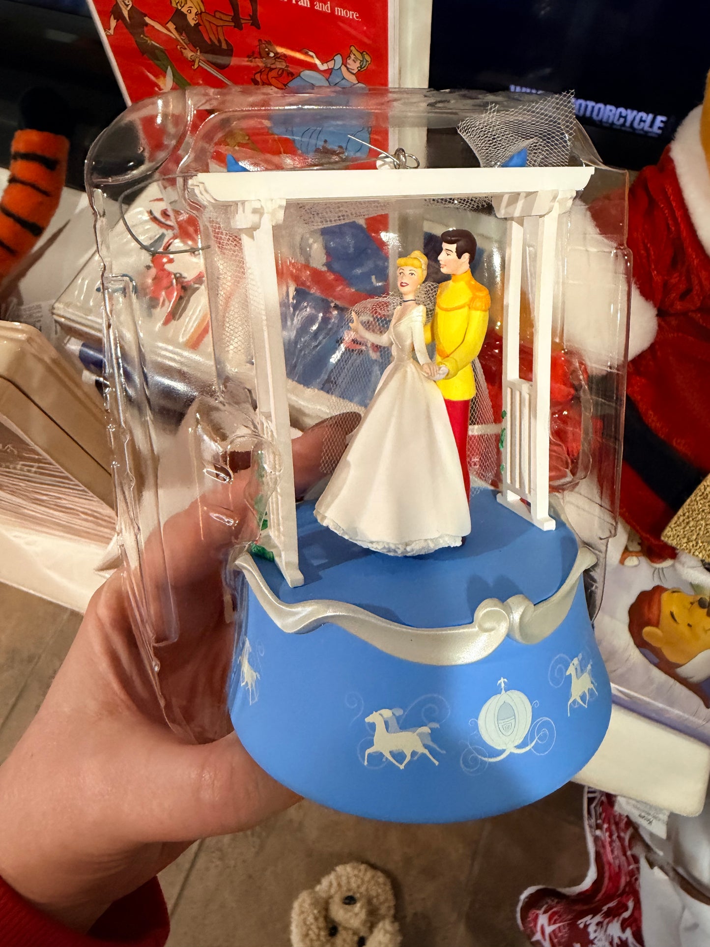 Cinderella Wedding Day Dance Keepsake Ornament