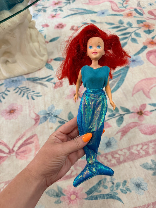 90’s Ariel Barbie with shimmery tail
