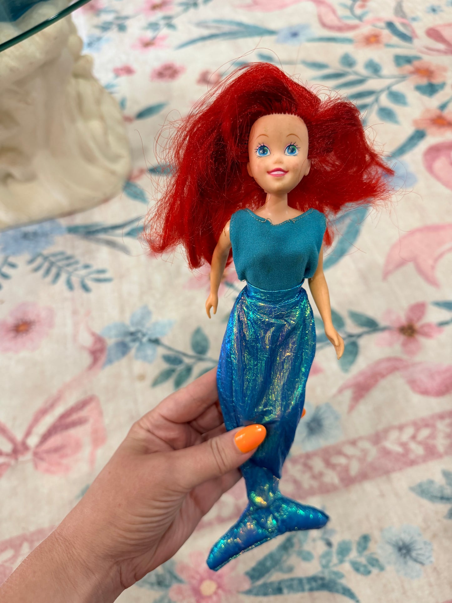 90’s Ariel Barbie with shimmery tail